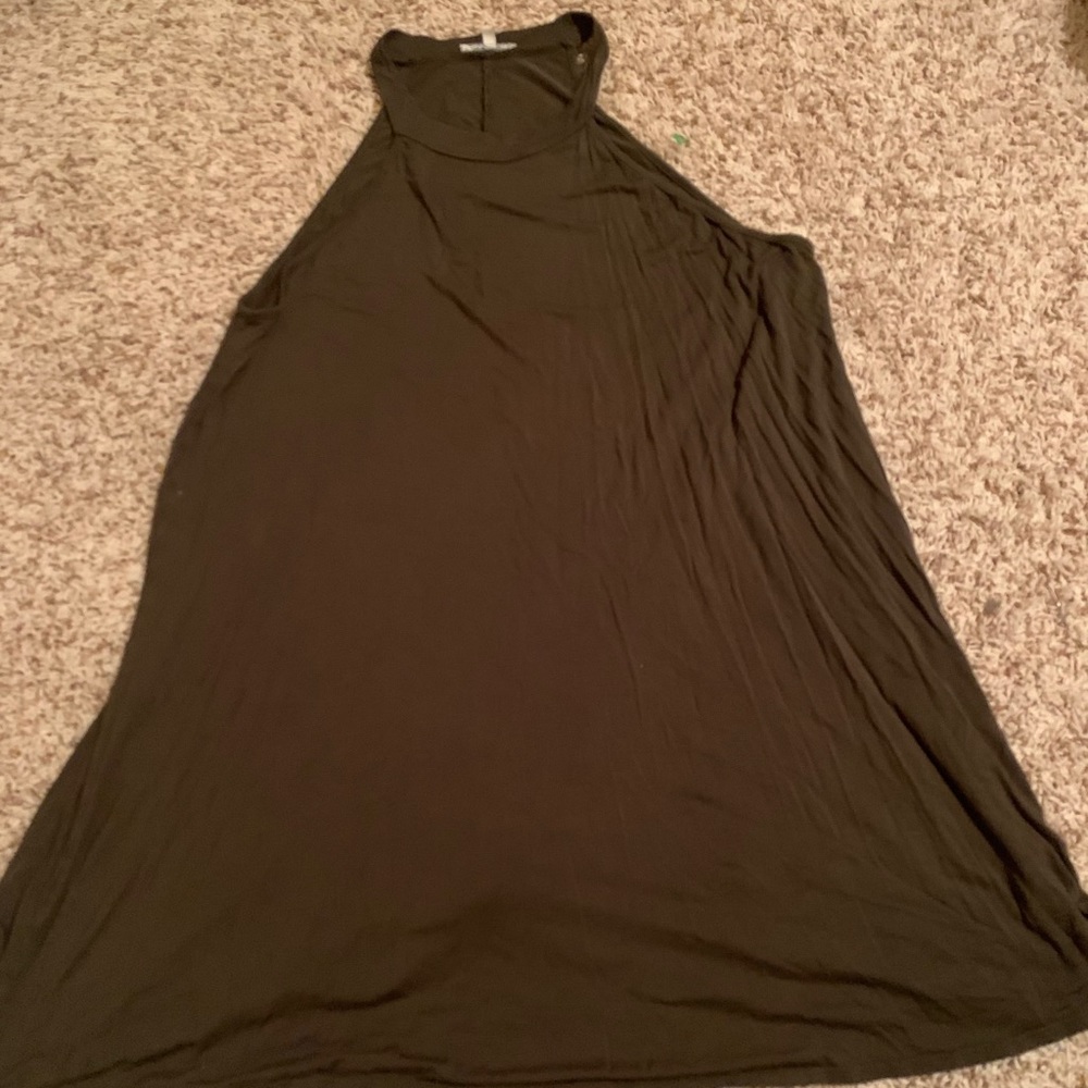 High Neck Shift Dress